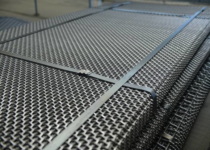 Spring wire screens for crusher equipment panel size1.5x2m from china 0