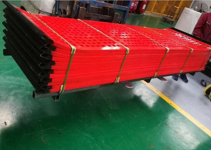 پانل صفحه نمایش پلی اورتان با مقاومت در برابر سایش بالا MDI برای آبگیری و معدن 0