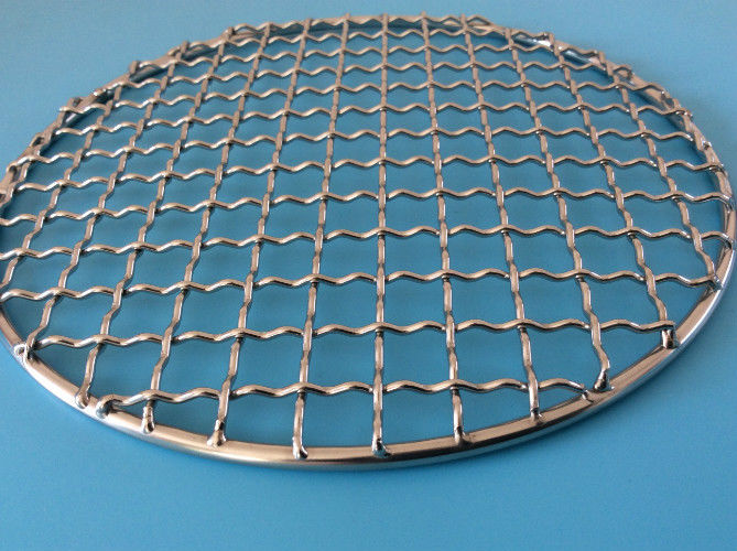 Twill Weave Wsleds Ss201 1.0mm Round Bbq Grill Mesh 1