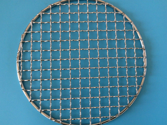 Twill Weave Wsleds Ss201 1.0mm Round Bbq Grill Mesh 2