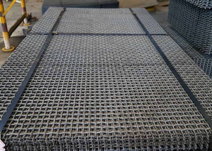 Vibrating Polyurethane Screen Panels Steel Wire Inside Impact Proof Body 1